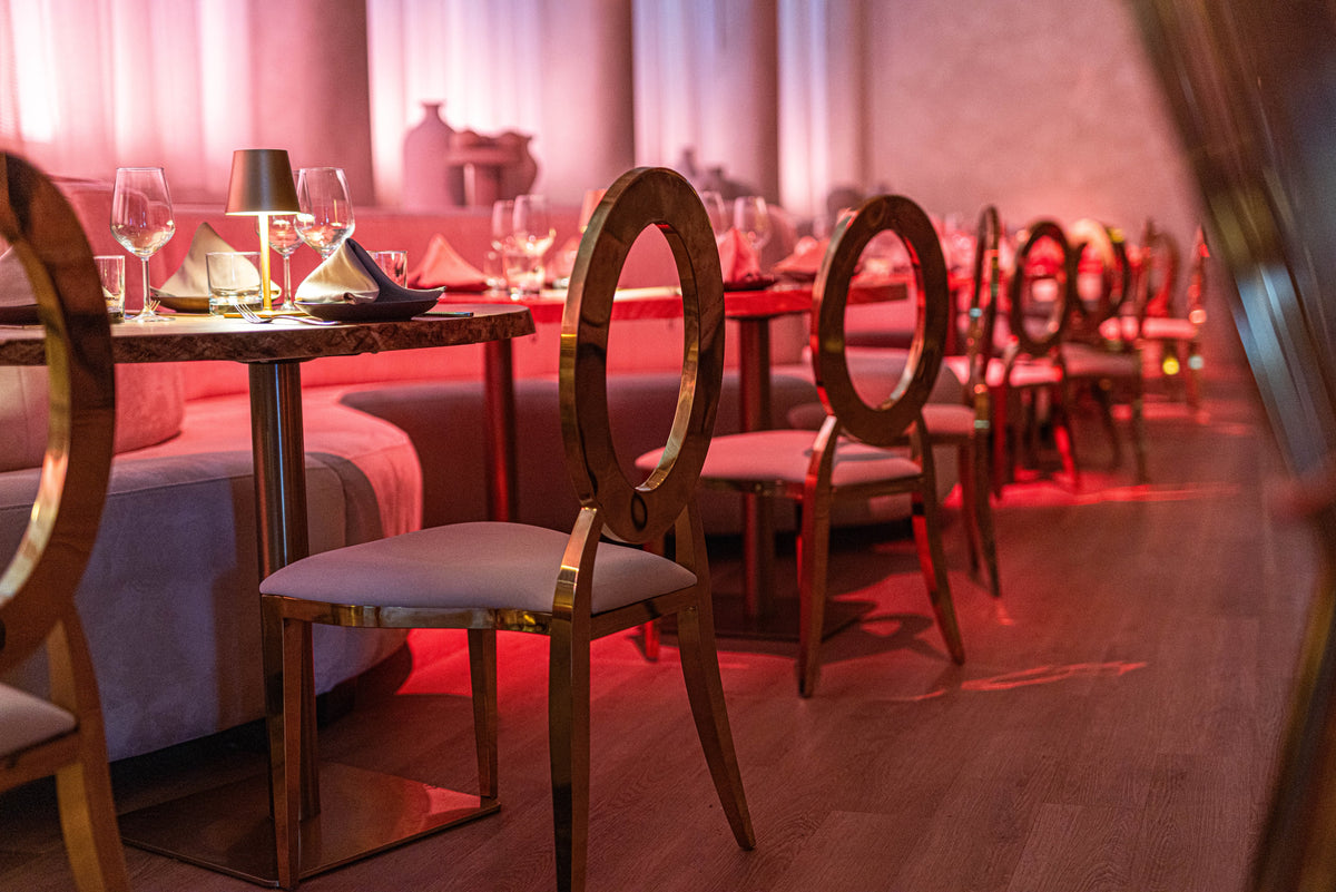 Corporate event setup at ALIA